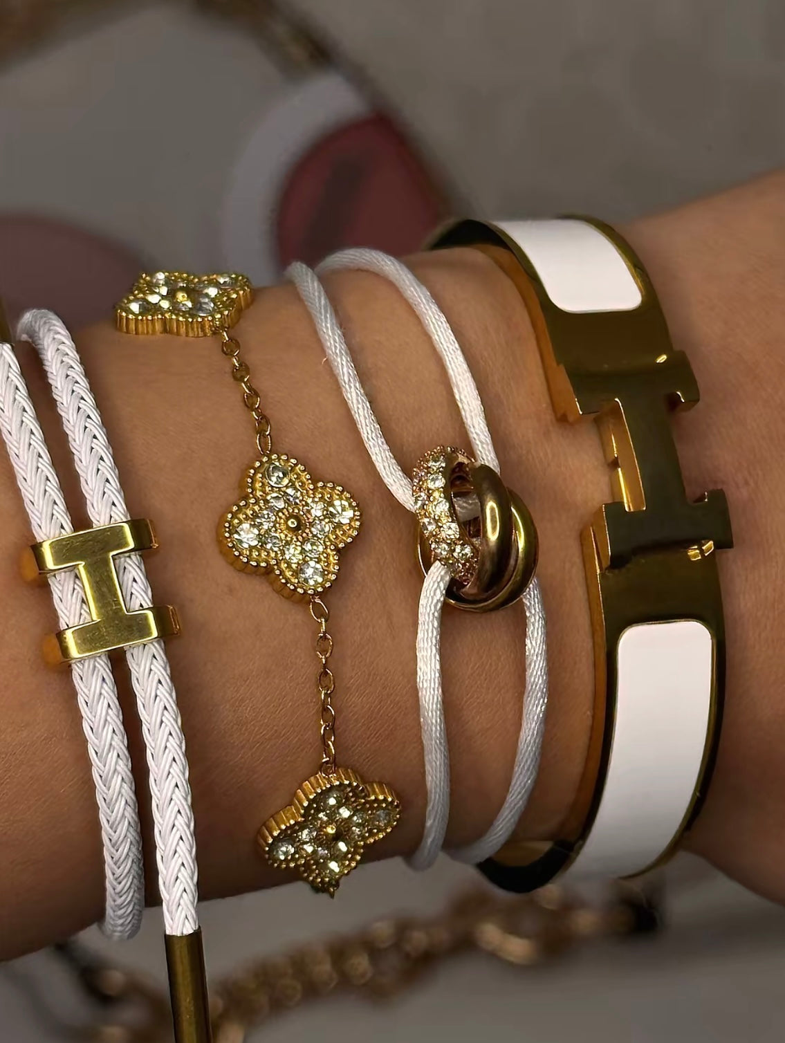 Satin Knot Diamond Bracelet