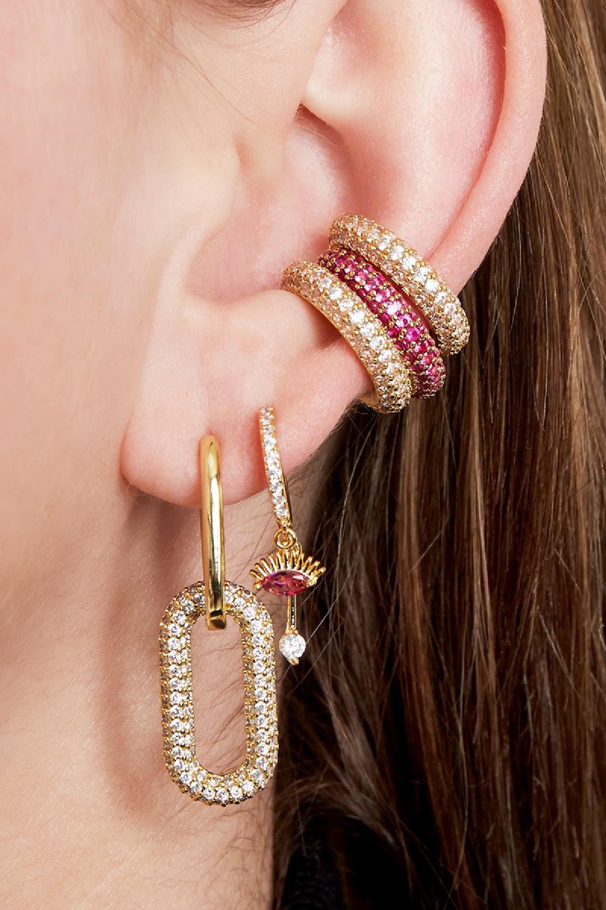 Miljana Earcuff Black