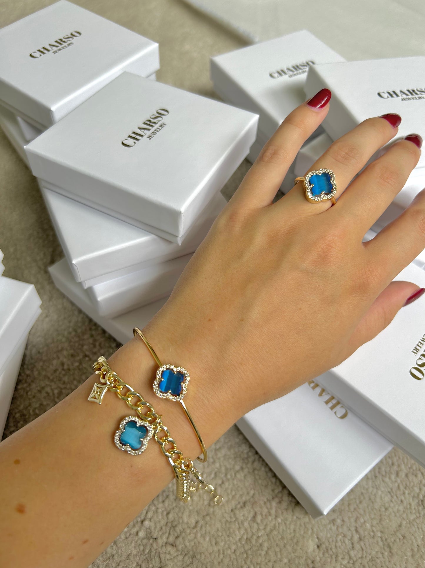 Livia Ring Blue