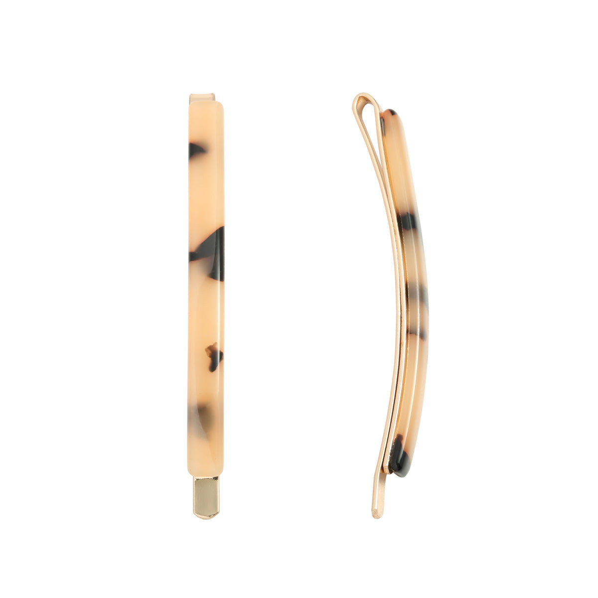 Small Hairclip Set Leopard
