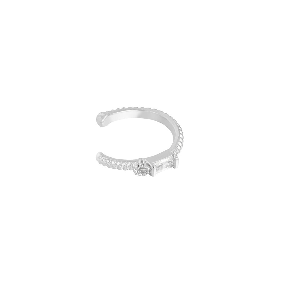Earcuff Stone Silver