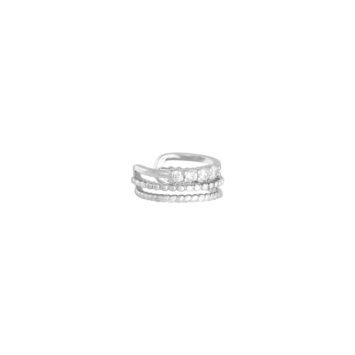 Earcuff Royal Silver