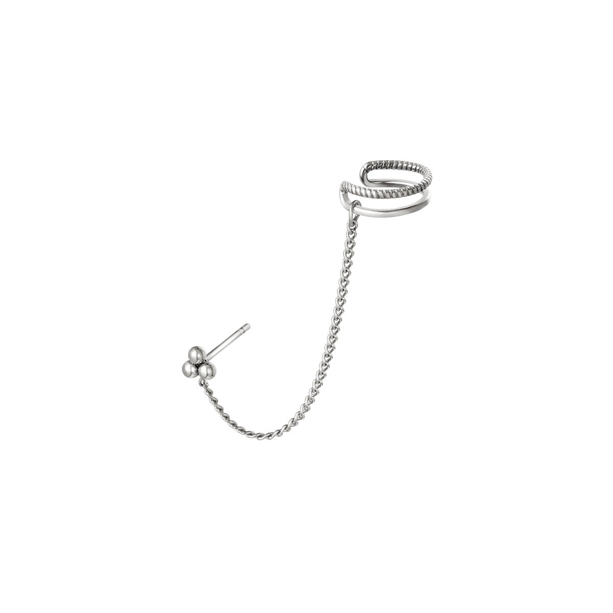 Triple Earcuff Silver