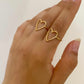 Plain Heart Ring