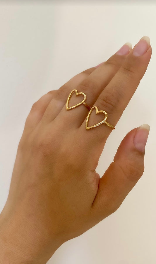 Plain Heart Ring