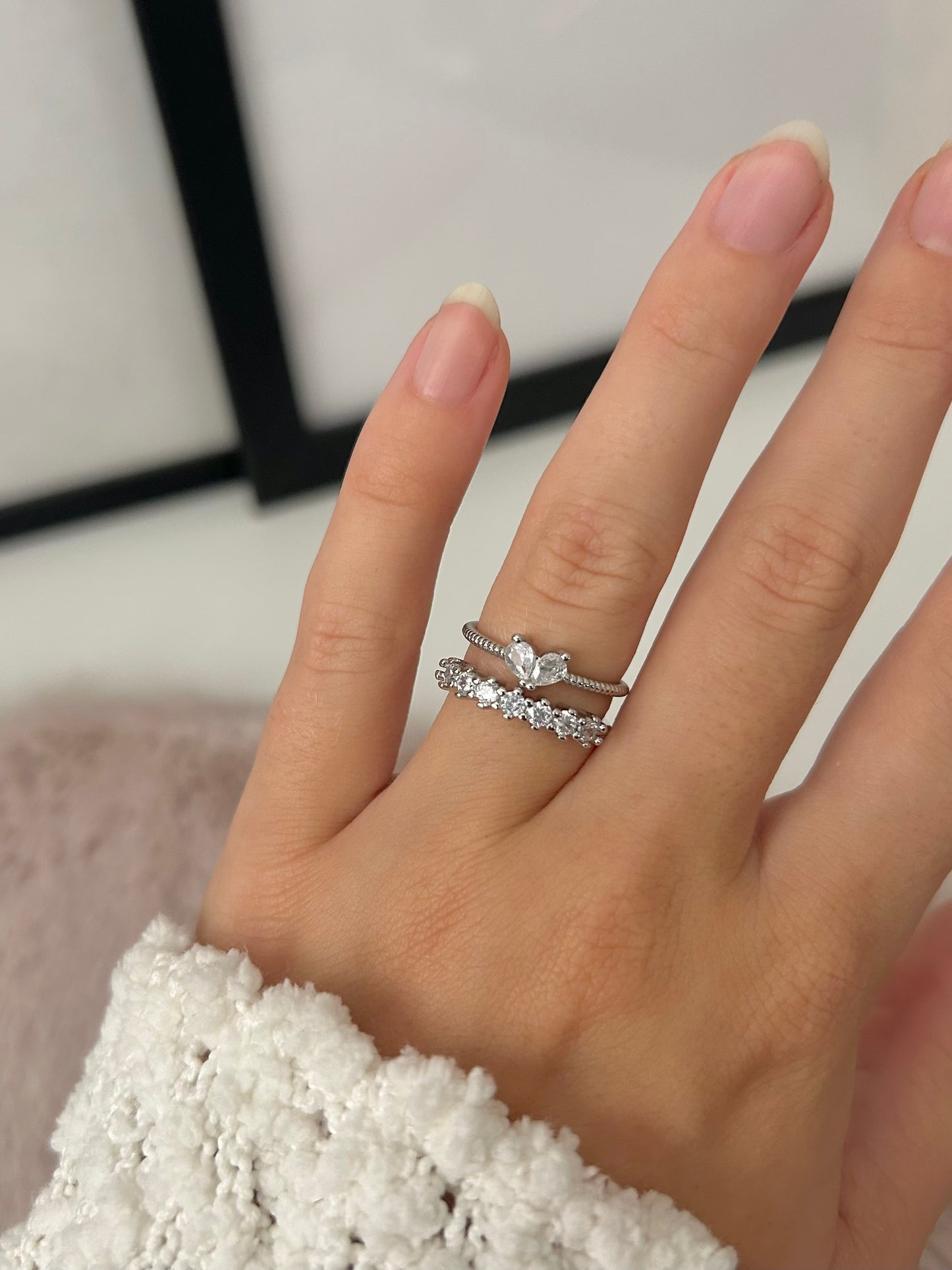 Mia Ring Set Silver