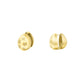 Sparkly Teardrop Earrings Gold