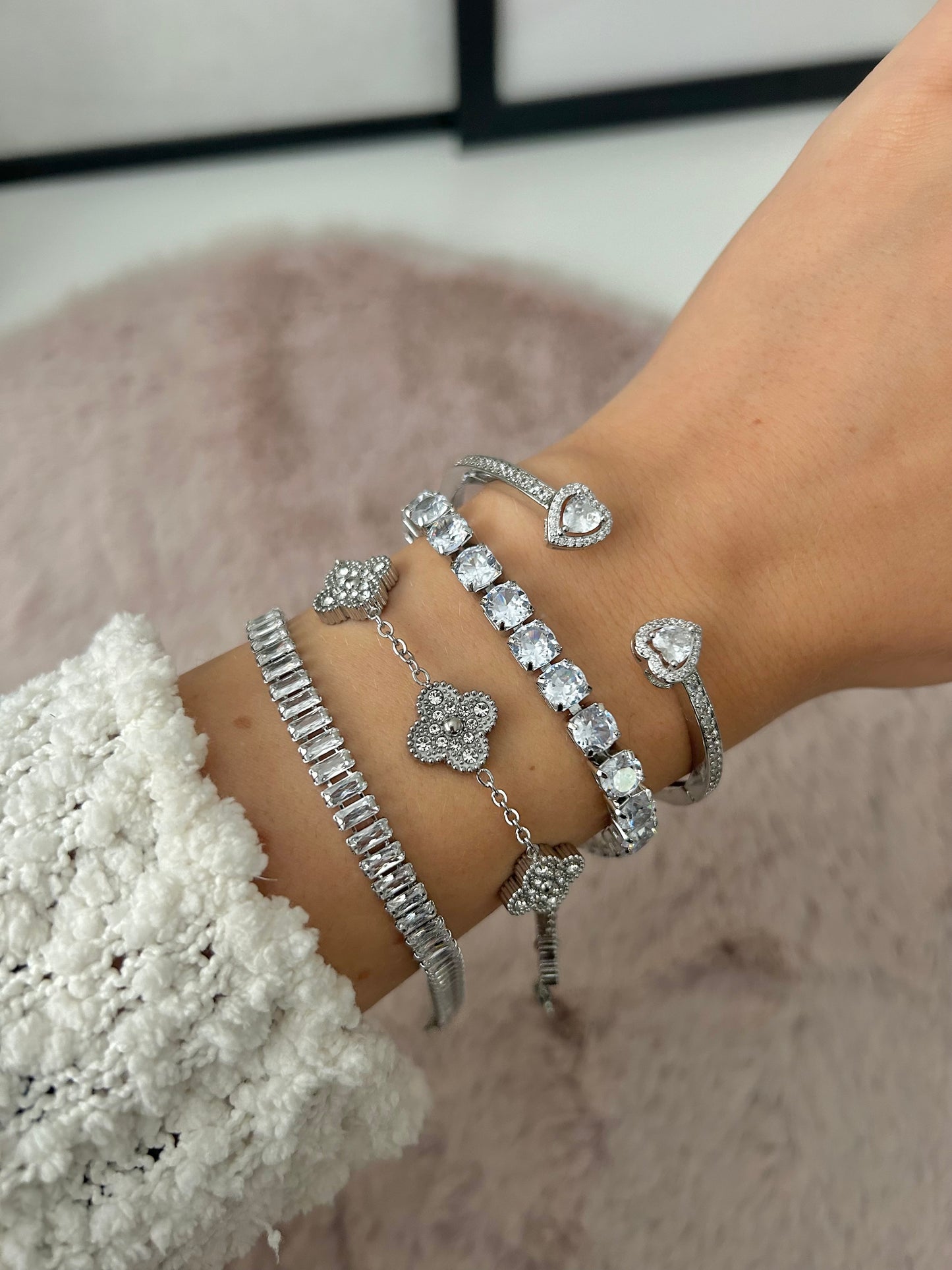 Siham Bracelet Silver