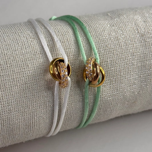 Satin Knot Diamond Bracelet
