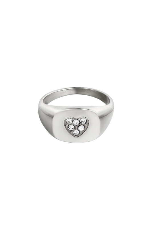 Diamond Heart Ring