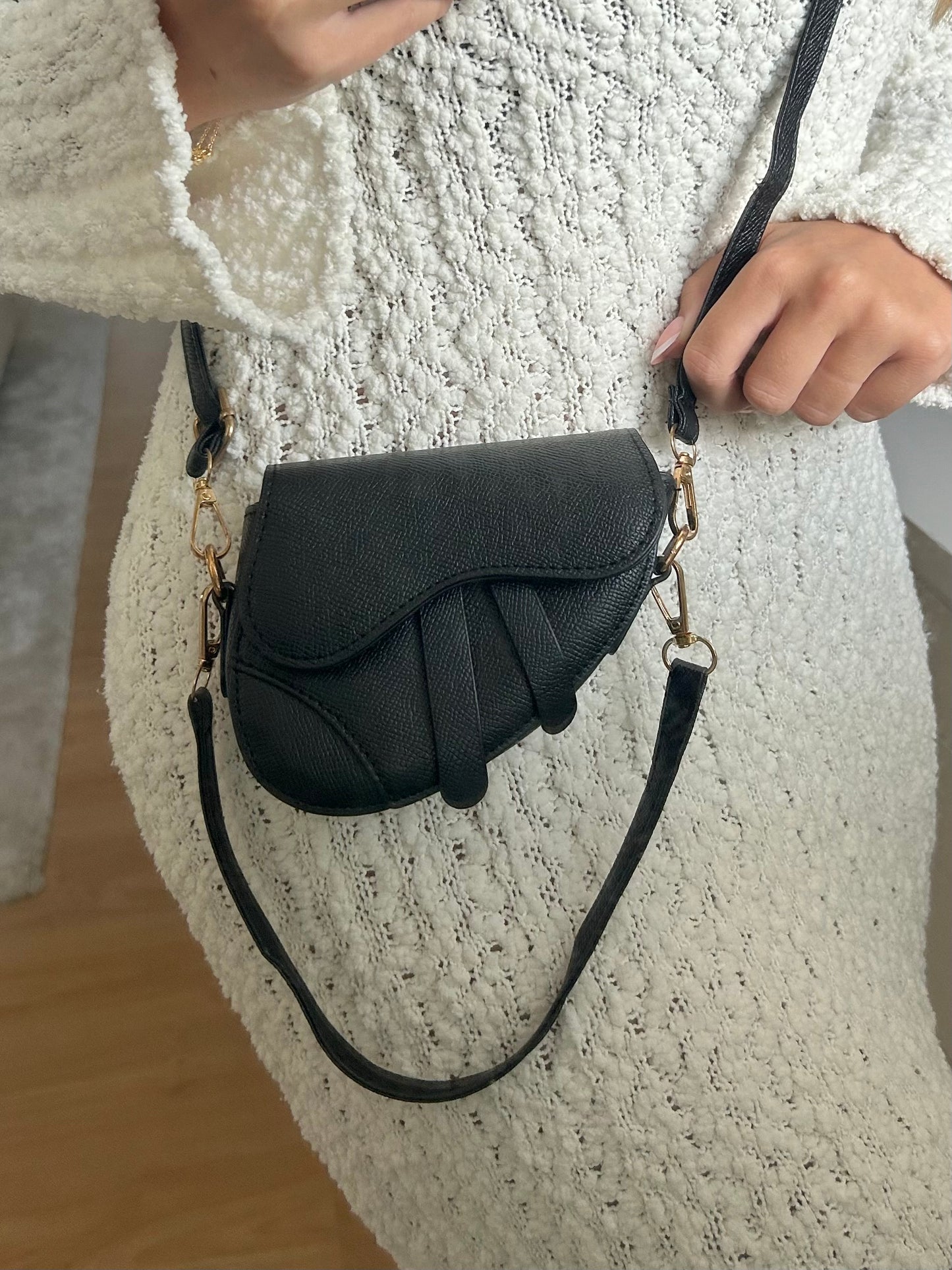 Mini Saddle Bag Black