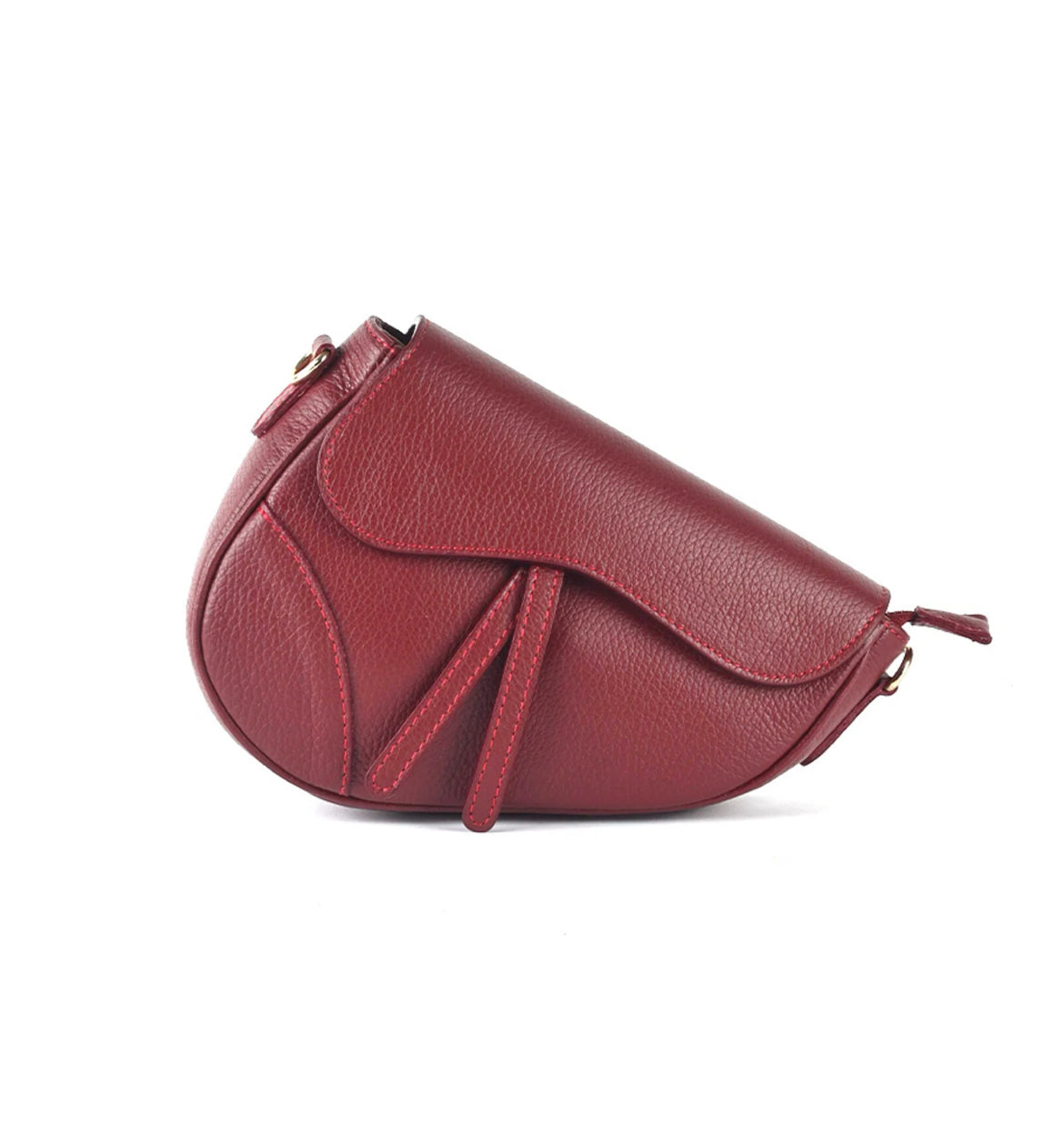 Saddle Bag - Bordeaux Red