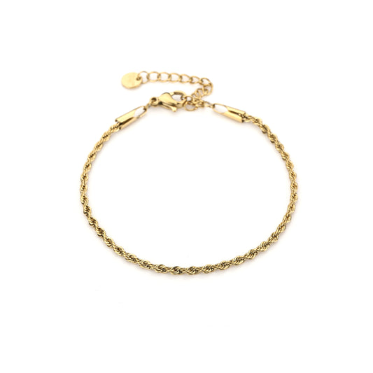 Mini Twirl Bracelet Gold