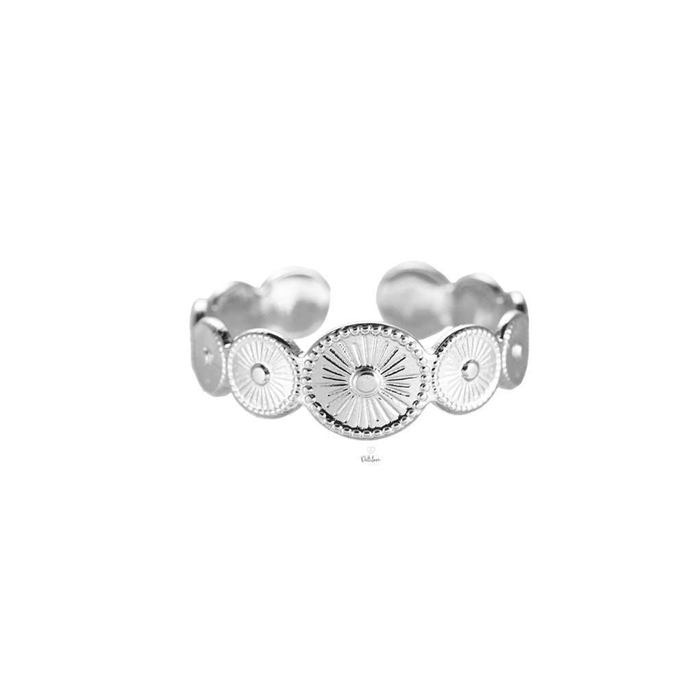 Mandala Ring Silver