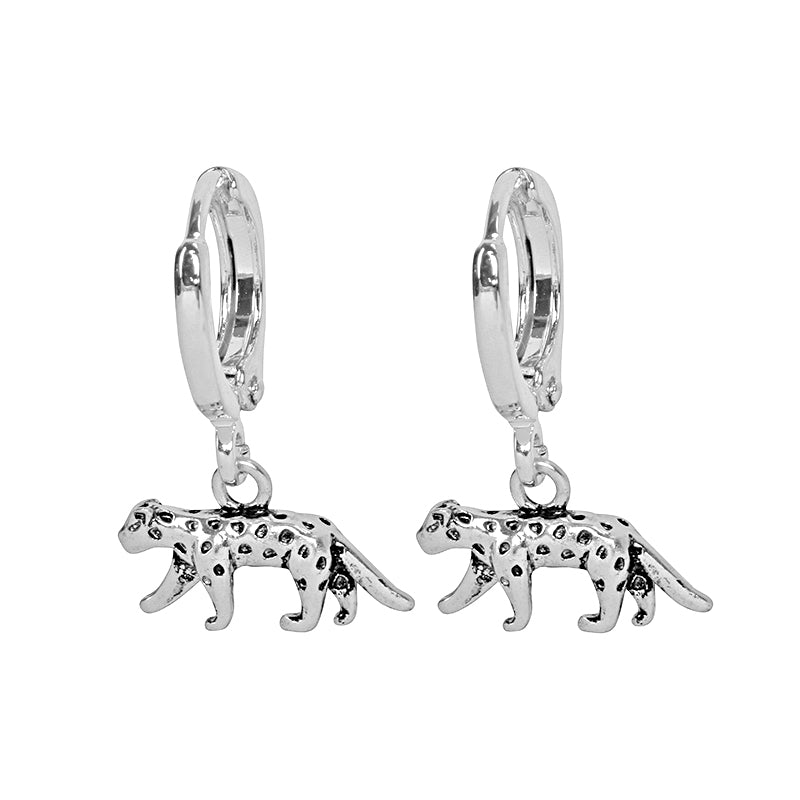 Little Leopard Earrings Silver