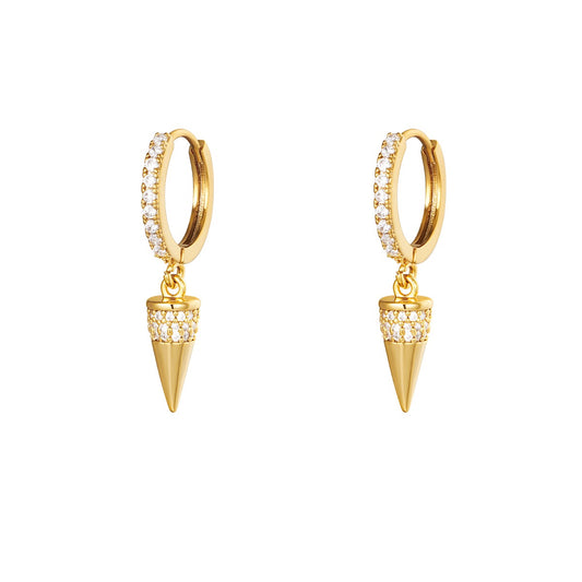 Cone Earrings Gold