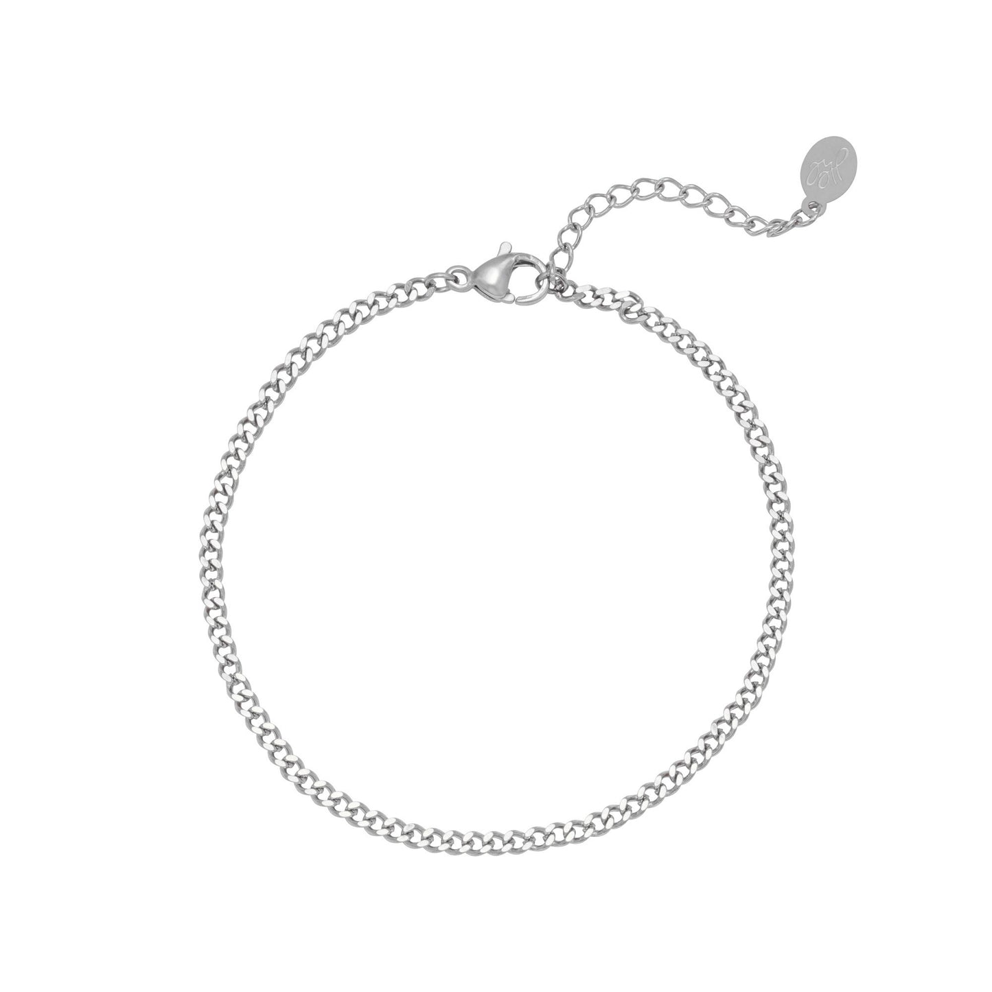 Tiny Chain Bracelet Silver