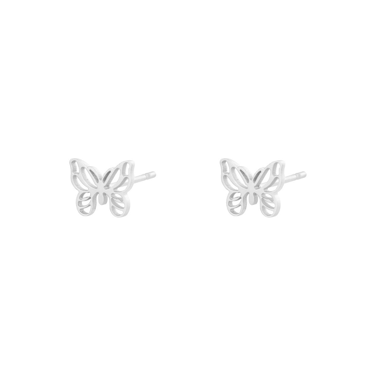 Mariposa Studs Silver