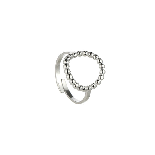Open Circle Ring Silver