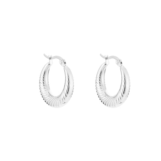 Florence Hoops Silver