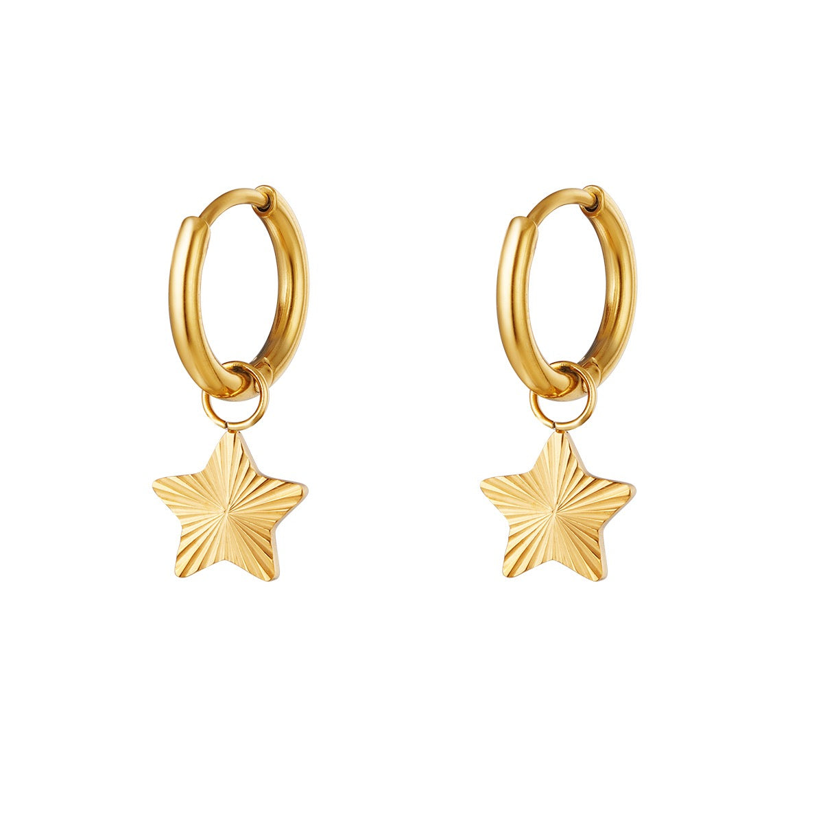 Star Earrings Gold