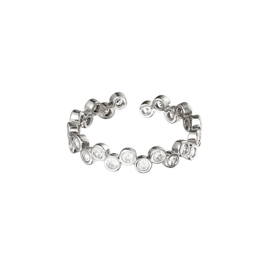 Bubbly Ring Silver