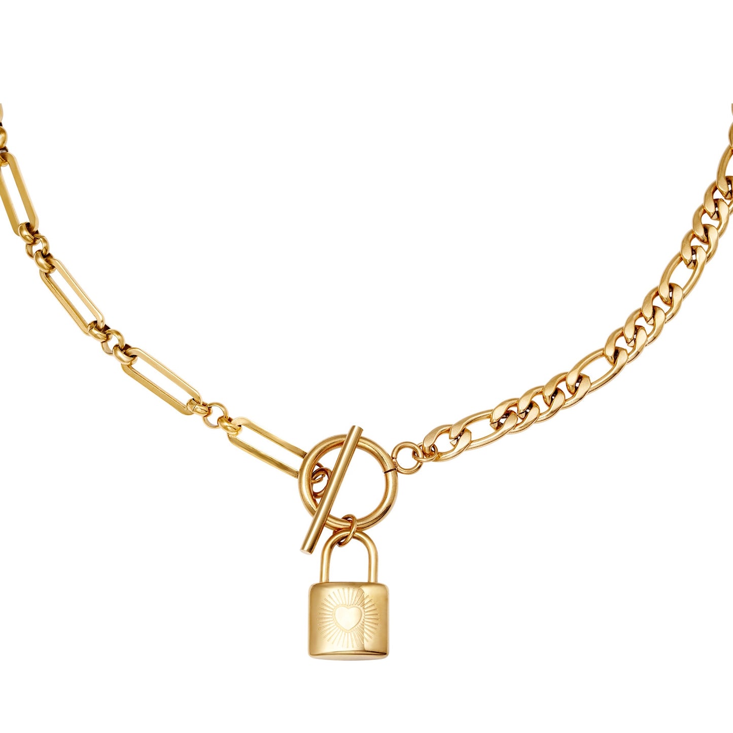 Lucky Lock Necklace Gold