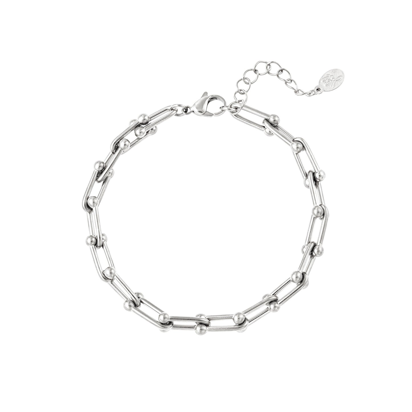 Linked Chain Bracelet Silver