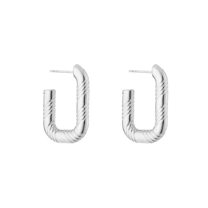 Shimmer Earrings Deluxe Silver
