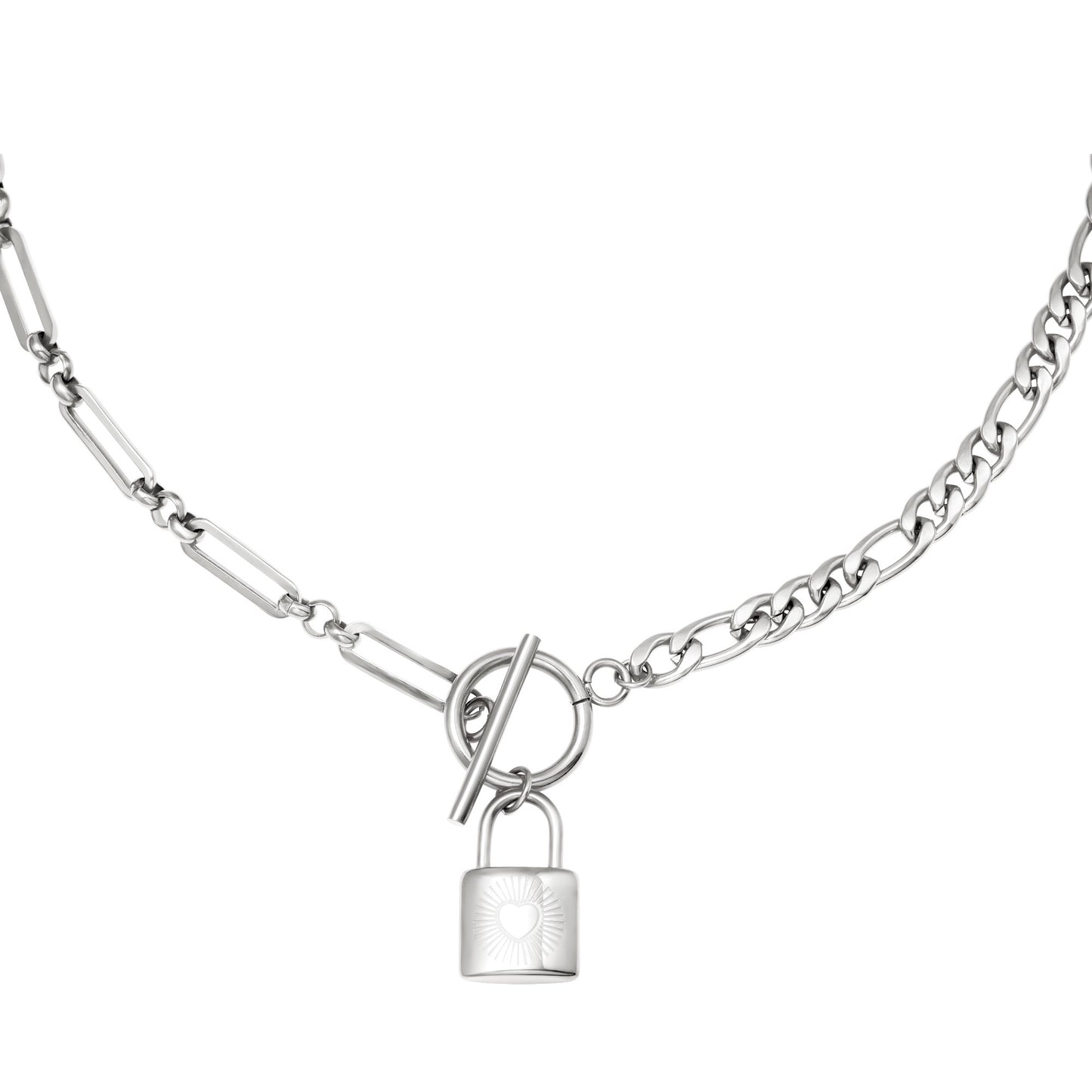 Lucky Lock Necklace Silver