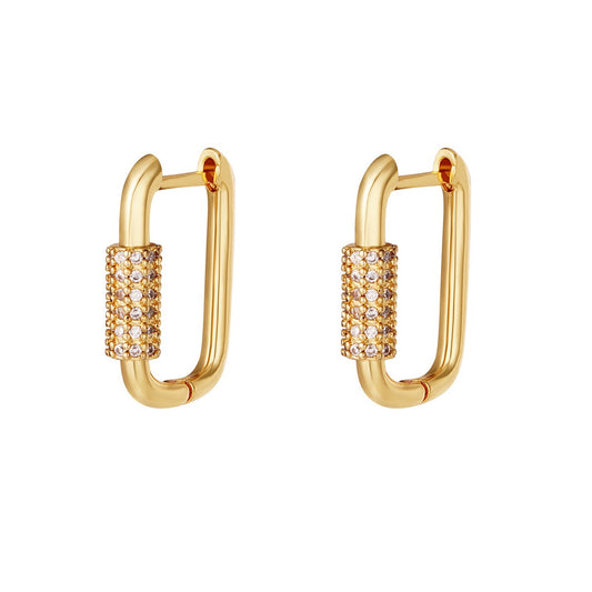 Bold Party Earrings Gold
