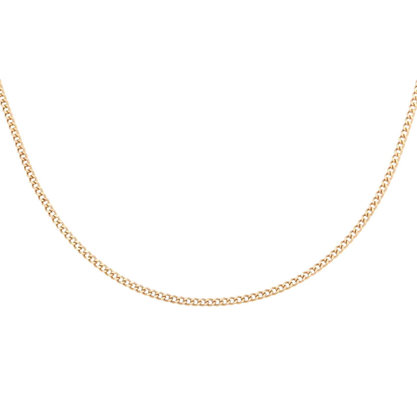 Tiny Chain Necklace Gold