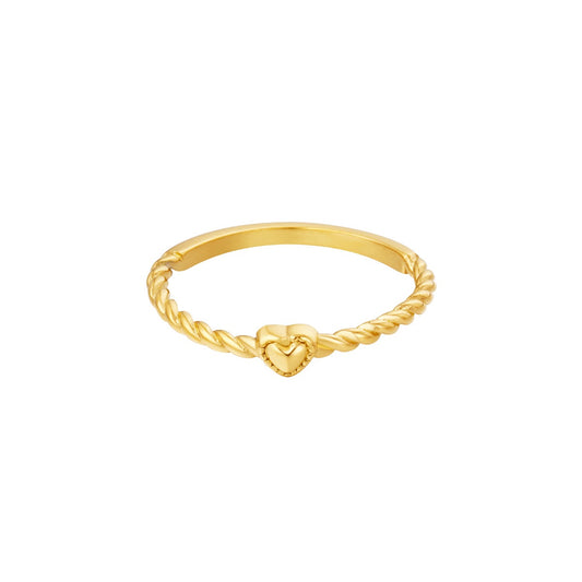 Sweetheart Ring Gold